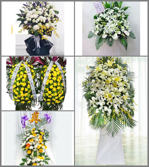 福建福州长乐市营前街道营前社区白事花篮预定